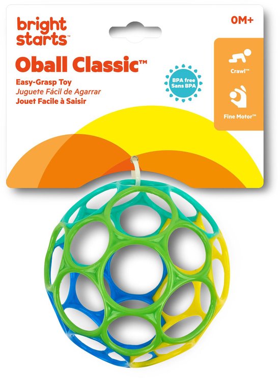 Oball Multicolour Blauw Infant Oball Bal K12288 van Oball