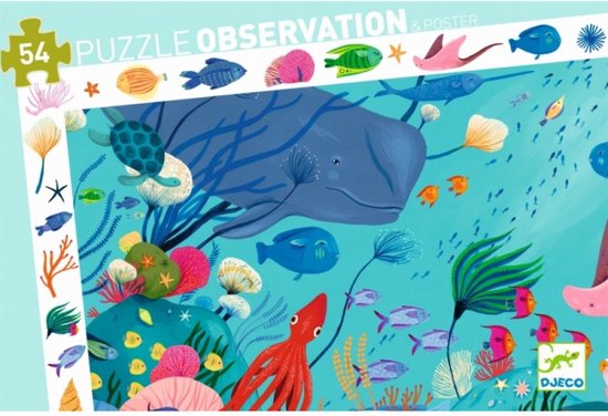 Observatie Puzzel - Aquatisch (54) van Crocodile Creek