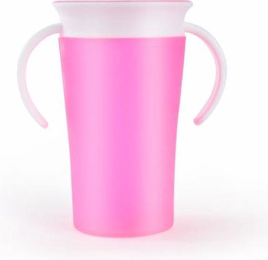 Oefenbeker - roze | Antilek beker | Drinkbeker | Handige handvaten | Kidzstore.eu van Kidzstore.eu
