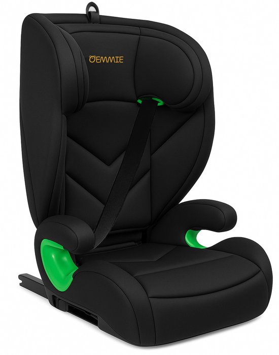 Oemmie Autostoel i-Size - Autostoeltjes - Kinderstoel Auto - Kinderzitje - Autozitje - Groep 1/2/3 (100-150cm) - Zwart van Oemmie