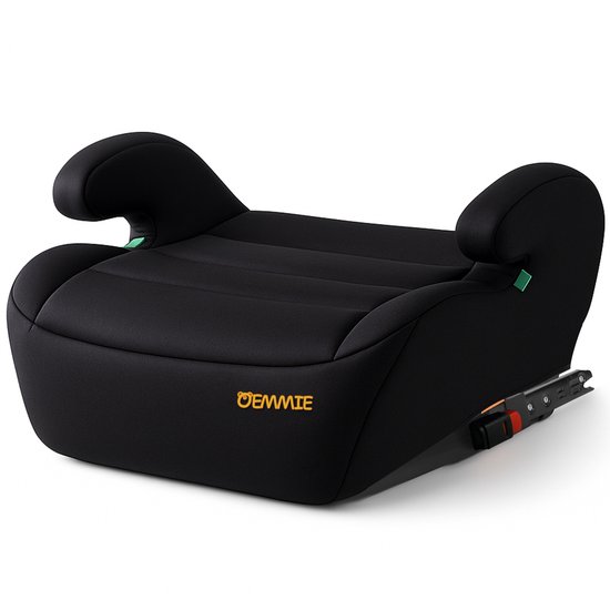 Oemmie Zitverhoger - Autozitje - Kinderzitje - Autostoelverhoger - Booster Seat - 125-150 cm - Met Armleuning - Zacht Schuim - Zwart van Merkloos