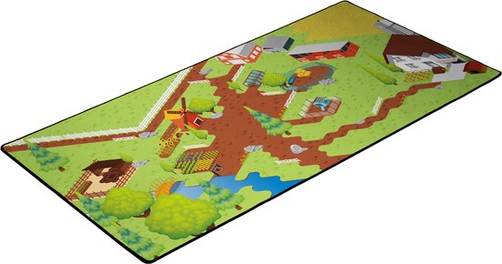 Offline - Speelmat: Kids Farm - 120x60 cm - Polyester van Offline