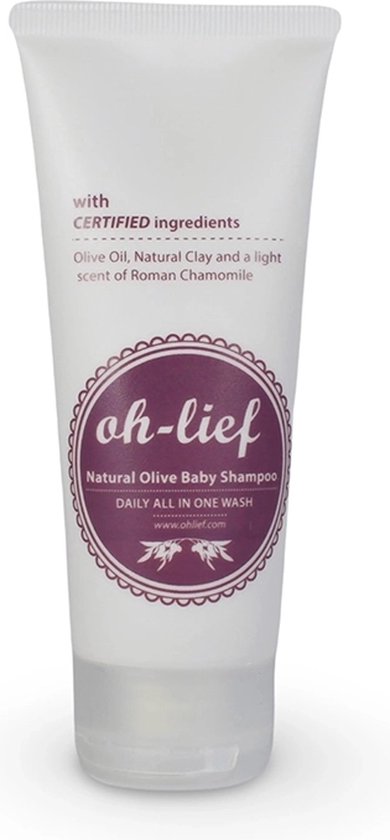 Oh-Lief Natuurlijke Baby Shampoo & Wash - Babyverzorging - Baby's & Kinderen - 100 ml - met Natuurlijke Ingrediënten van Oh-Lief