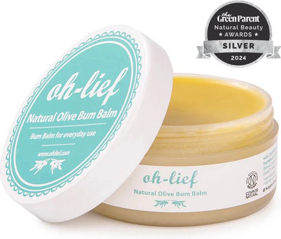 Oh-Lief Natuurlijke Luierbalsem - Babyverzorging - Baby's & Kinderen - 100 ml - met Natuurlijke Ingrediënten van Oh-Lief