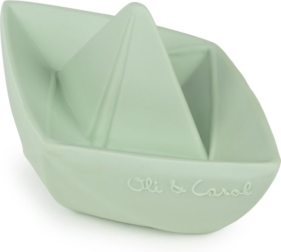 Oli and carol- badspeeltje- bijtspeeltje- natuurlijk- bootje - mint van Oli and Carol