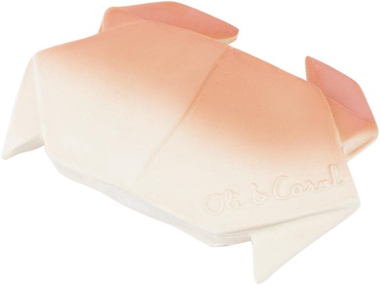 Oli and carol- badspeeltje - bijtspeeltje -natuurlijk - rubber  - krab van Oli and Carol