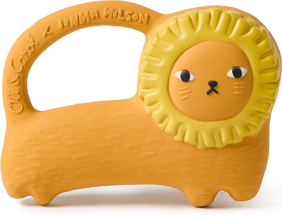 Oli and Carol bijtring leeuw Donna Wilson van Oli and Carol