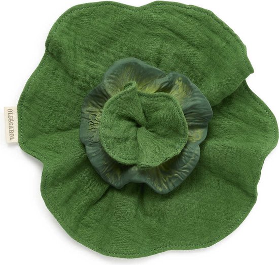 Oli and Carol knuffeldoek en bijtspeeltje kool van Oli and Carol