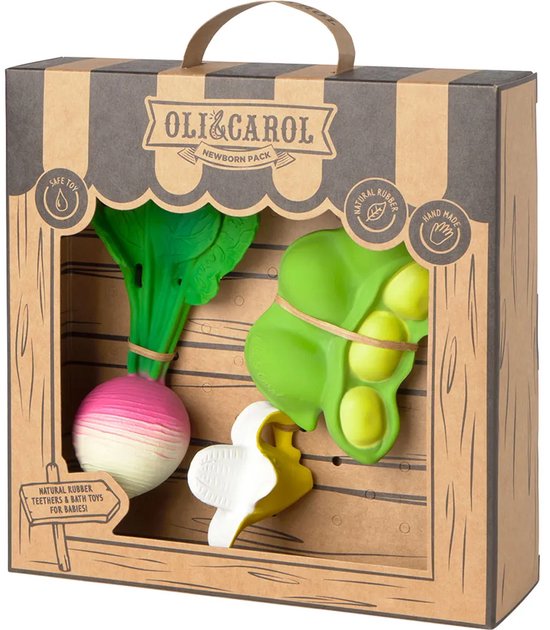 Oli & Carol Baby Gift Set Bijtringen Radijs Mix
