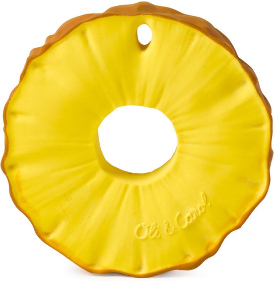 Oli&Carol bad- bijtspeeltje Ananas de ananas van Oli&Carol