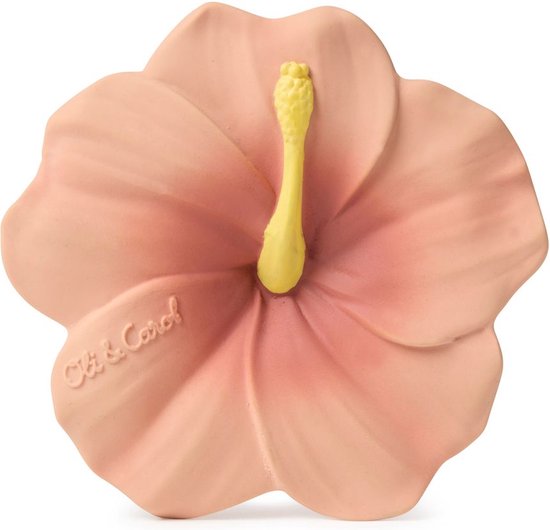 Oli&Carol bad- bijtspeeltje iris hibiscus van Oli&Carol