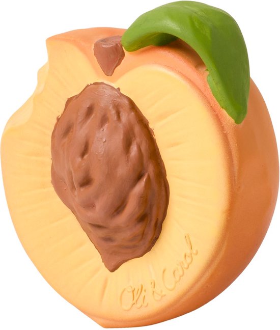 Oli&Carol bad- bijtspeeltje Palm perzik van Oli&Carol