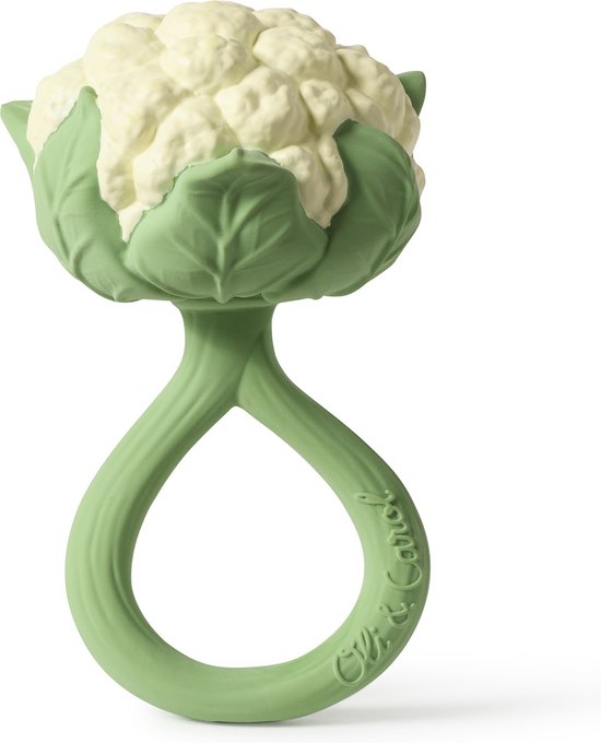 Oli&Carol Cauliflower Rattle Toy van Oli&Carol