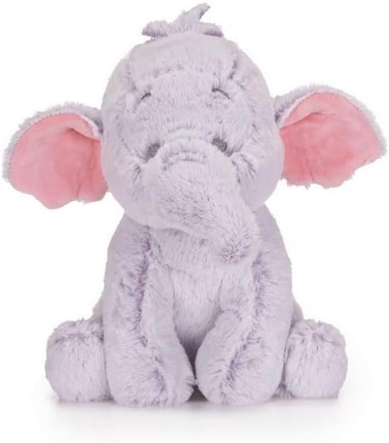 Olifant Knuffel - Pluche Dier - Kinderkamer Decoratie - Superzachte Materialen - 30 cm - Grijs