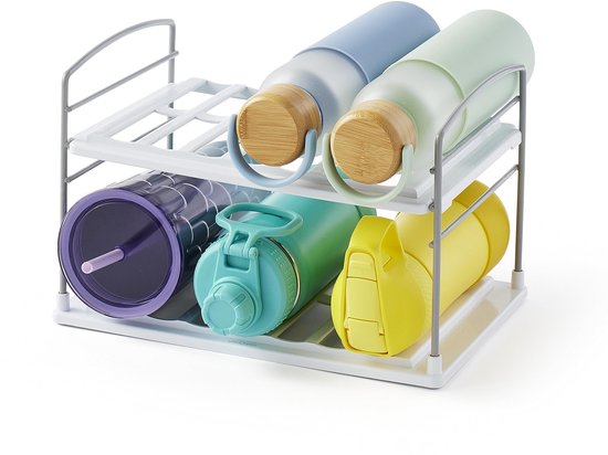 Omgoods - Waterfles Organizer van Kunststof voor de Keuken