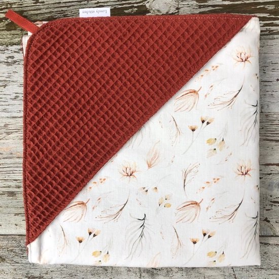 Omslagdoek - Badcape - Wikkeldeken - Boho Bohemian - Wafelkatoen - Terra van OM