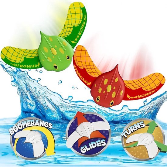 Onderwaterglijder, Zwembadspeelgoed, Duikspeelgoed, Zwembadspeelgoed, Druk Gewoon Onder Het Wateroppervlak En Het Beweegt Als Een Kleine Vis (S) van Merkloos