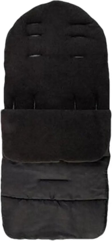 Onderweg Online - Voetenzak Kinderwagen - Voetenzak Buggy - Voetenzak Maxi Cosi - Voetenzak Universeel - Autostoel - Zwart van Onderweg online