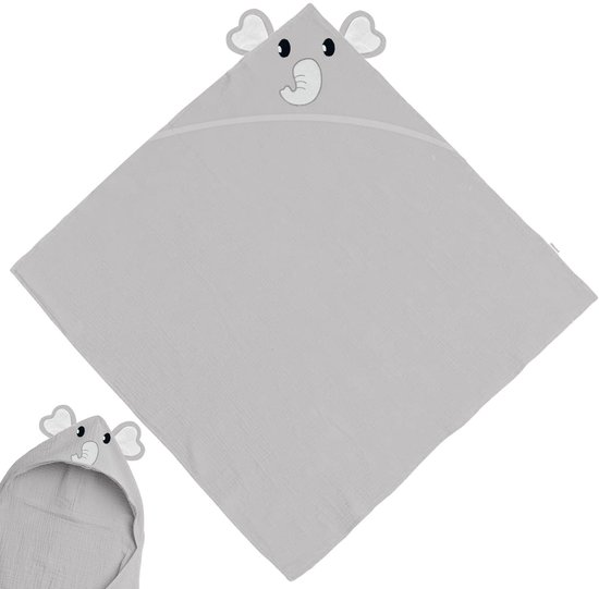 ONF3 - Babyhanddoek met capuchon - Superzachte badponcho - Huidvriendelijk en absorberend - Standaard formaat - Ideaal voor na het bad - Geschik... van Merkloos