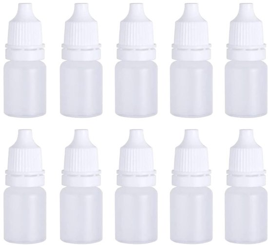 ONF3 - Druppelflessen 5ml - Lege squeeze flessen - Flexibel - Handig voor vloeistoffen - Ideaal voor knutselen - Geschikt voor hobbygebruik van Merkloos