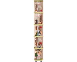 Opbergbuis Pluche Speelgoed - Knuffel Organizer - Speelgoed Opbergen - Verticaal Ontwerp - 33 cm Hoog - Groen
