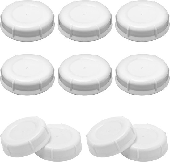Opbergdoppen voor Babyflessen - Reisdoppen - Opbergdeksels - Vervanging Babyflessen - Lansinoh MAM Pigeon - Set van 10 - Wit