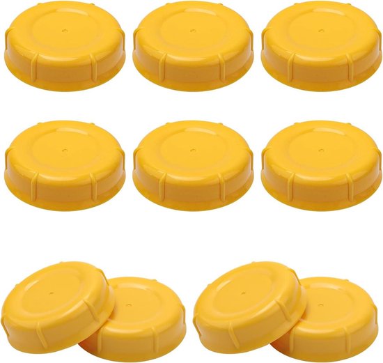 Opbergdoppen voor Babyflessen - Set van 10 - Reisdoppen - Opbergdeksels - Vervanging Babyflessen - Lansinoh MAM Pigeon - Oranje