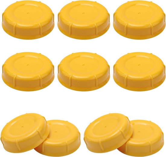 Opbergdoppen voor Babyflessen - Set van 10 - Reisdoppen voor Flessen - Opbergdeksels - Vervanging voor Babyflessen - Geschikt voor Lansinoh, MAM, Pigeon - Oranje