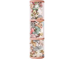 Opbergkoker Knuffels - Pluche Organizer - Speelgoed Opbergen - Stofdichte Opslag - Meerdere Lagen - Transparant