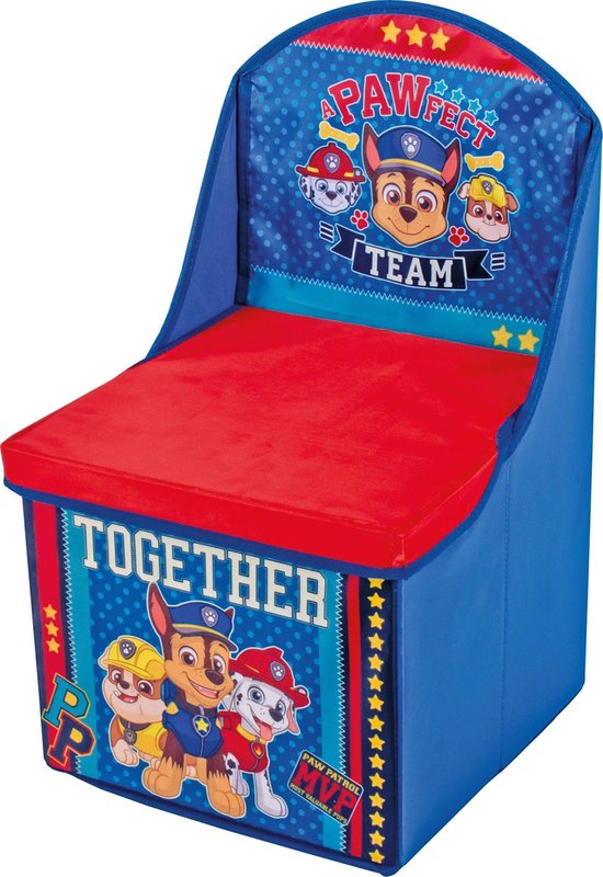 Opbergstoel Paw Patrol blauw: 28x28x48 cm (88713)