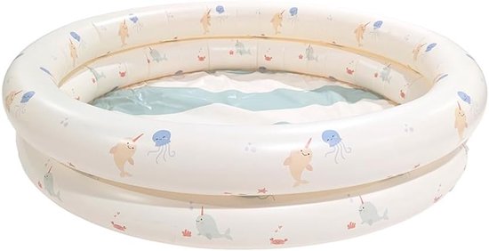 Opblaasbaar babyzwembad 100 cm - Rond, Compact en Veilig voor Kinderen