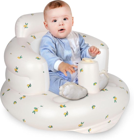 Opblaasbaar Kinderzitje met Rugsteun voor Baby's en Dreumesen (3-36 maanden) van Merkloos