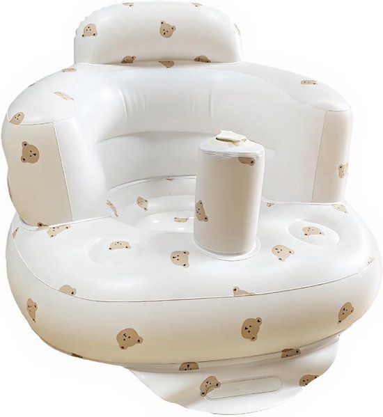 Opblaasbare Baby Support Chair met Stijlvol Design - Zachte Sofa voor Leren Zitten, Ideaal voor Thuisgebruik en Comfortabele Speelomgeving van Merkloos
