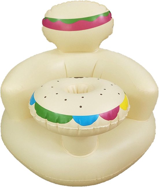 Opblaasbare Kinderstoel - Baby Zitje - Eten en Spelen - Verbeterde Veiligheid - 15 x 8 x 13 cm - Broodbank