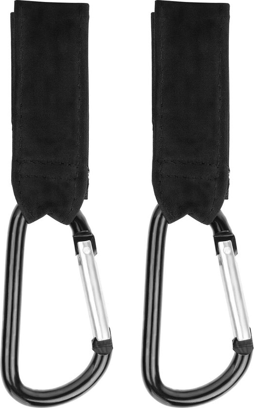 Ophanghaken-haak-metalen haak-Babytasclips- Kinderwagenhaken- Clips om uw boodschappen en tassen veilig aan uw buggy-kinderwagen of kinderwagen te hangen van A matter of choice.