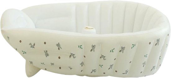 Opvouwbaar Babybad - Babybadkuip Kinderbad - Veilig Baden - Met Thermometer - 104 x 45 cm - Konijnen Hoofd
