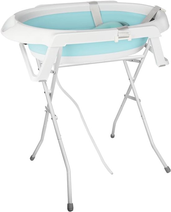 Opvouwbaar babybad met ergonomisch design en kussen