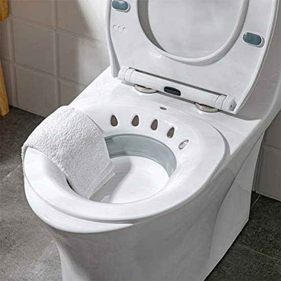 Opvouwbaar Sitzbad voor Toilet - Perineale Bad voor Comfort en Hygiëne