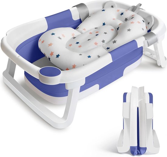 Opvouwbare Babybadkuip - Comfortabele en Draagbare Badervaring voor Peuters van Luvion