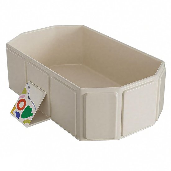 Opvouwbare Badkuip voor Kinderen – Ruimtebesparend Kinderbadje tot 8 Jaar – Inklapbare Babykuip met Afvoerventiel – Voor Douche, Badkamer & Tuin van Merkloos