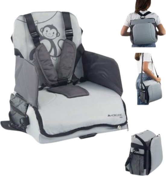 Opvouwbare en Draagbare Kinderstoel voor Reizen met Verstelbare Veiligheidsgordel van ZOWN Baby.