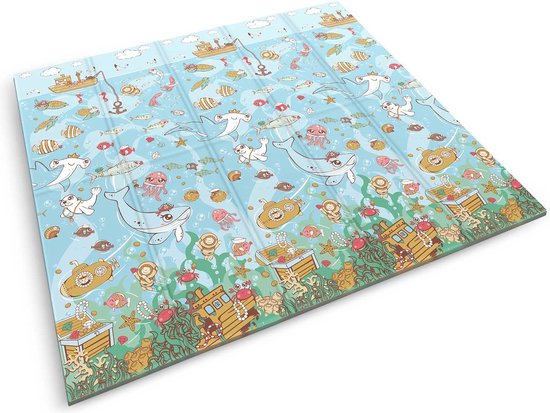 Opvouwbare foammat 200 x 180 x 1 cm Nukido NK-340 oceaannummers van Nukido