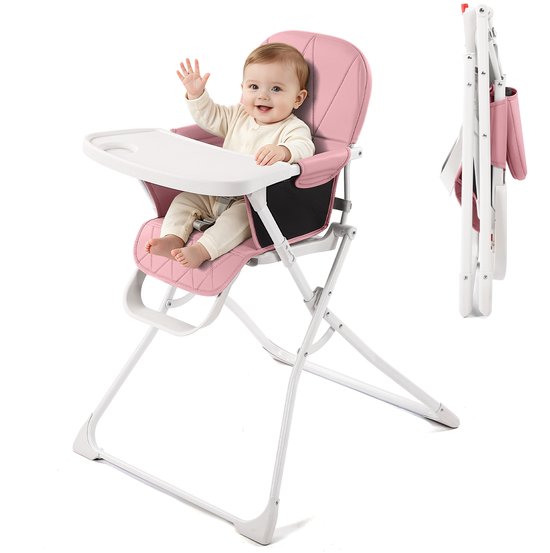 Opvouwbare Kinderstoel voor Baby’s 6 Maanden tot 3 Jaar - Ultracompact en Lichtgewicht 4,5 kg - Eenvoudig met Één Hand Inklapbaar - Makkelijk Schoon te Maken