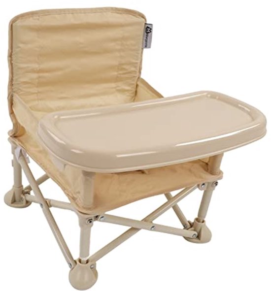 Opvouwbare Kinderstoel voor Baby's met Dienblad - Ideaal voor binnen en buiten, Kamperen en Picknicken