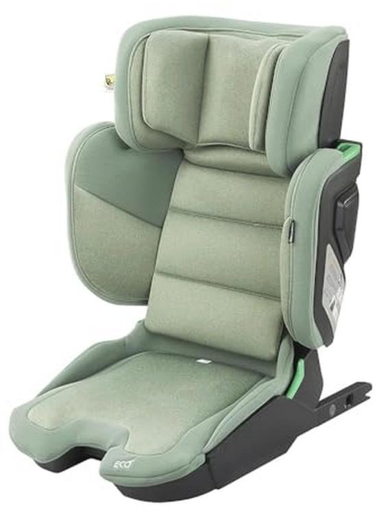 Opvouwbare Kinderstoel voor Kinderen met ISOFIX - Geschikt voor 3-12 Jaar (100-150 cm) - Zitverhoger met Rugleuning - Ideaal voor Reizen - Groen van Merkloos