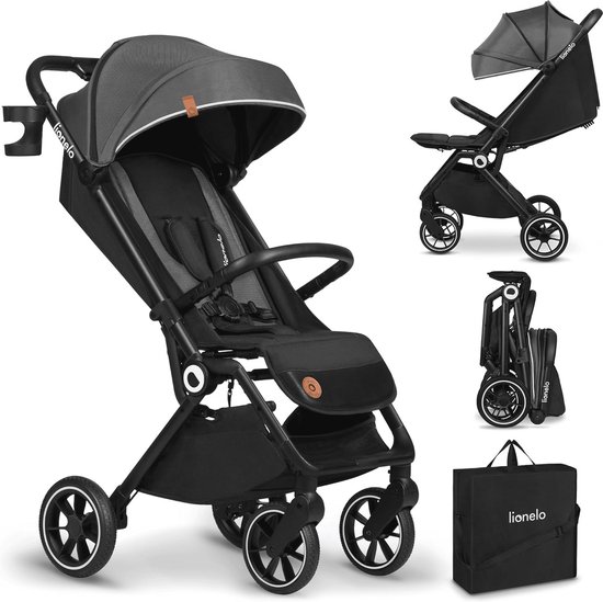 Opvouwbare lichtgewicht kinderwagen voor kinderen van 0 tot 22 kg - Met verstelbare rugleuning en slaapfunctie van Merkloos