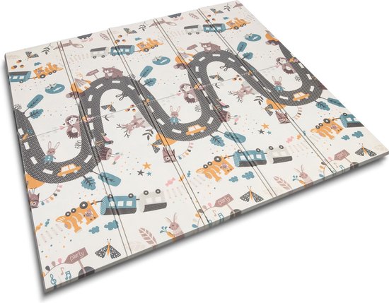 Opvouwbare schuimmat 200 x 180 x 1 cm Nukido NK-340 van Nukido