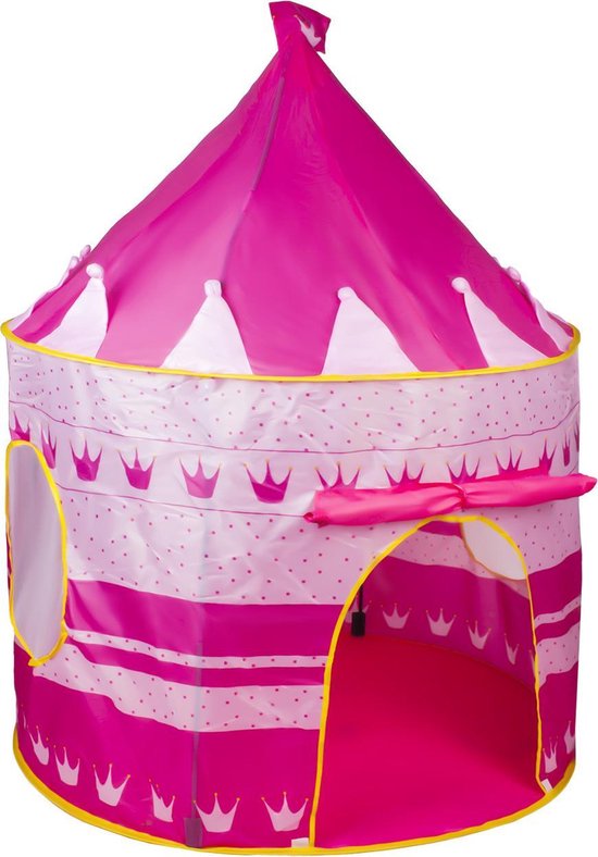 Opvouwbare Speeltent - Roze -  hut - meisje - sinterklaas - tent van DreamyKids