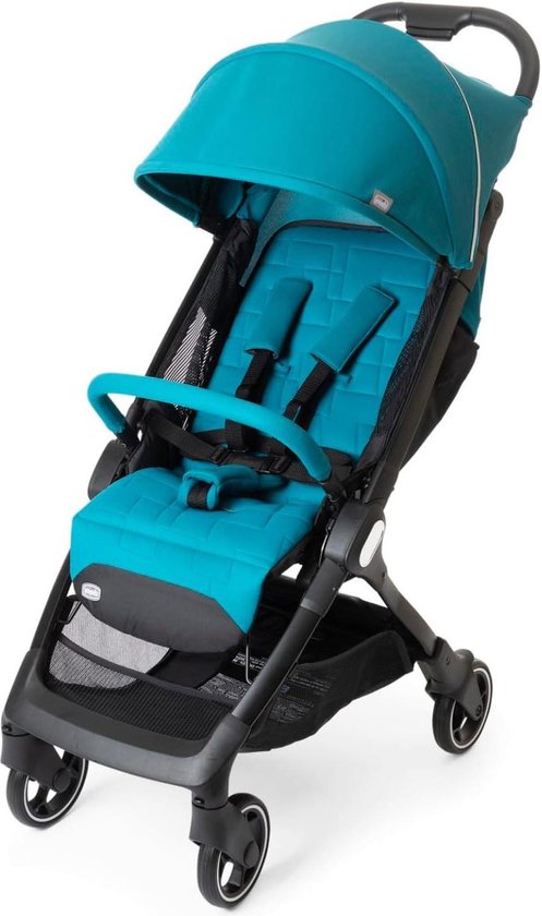 Opvouwbare Ultralichte Reisbuggy van 0 tot 22 kg - Kantelbare Kinderwagen met Slaappositie, Gevoerde Schouderbanden en Beschermhoes