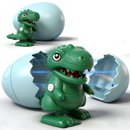 Opwindbaar Speelgoed Voor Kinderen – Kuiken Konijn Capibara Dino Ei Speelgoed – Klokwerk Novelty Springend En Hoppend Speelgoed Voor Paasei Manden, Stockings, Feestjes En Verjaardagscadeaus - 1 Stuk van Merkloos